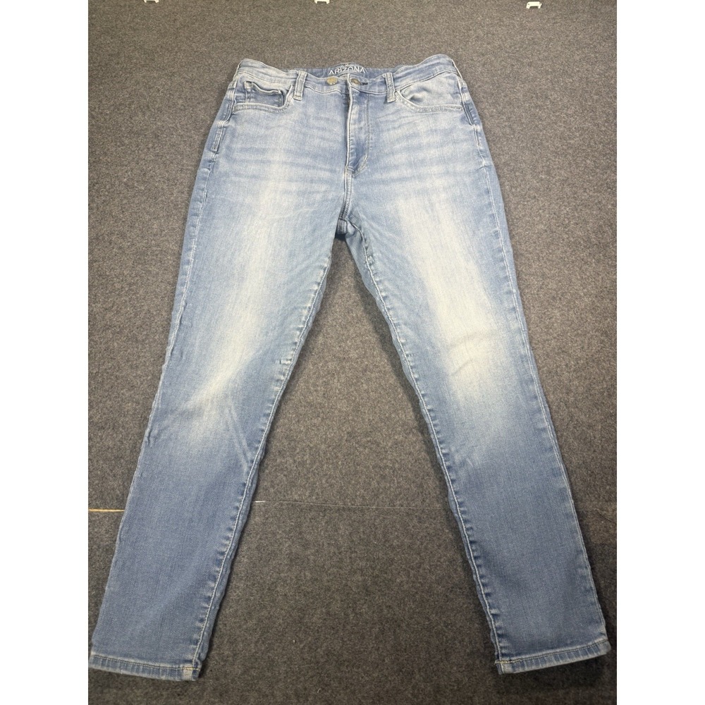Arizona Jean Co Hi-Rise Jegging Light Wash Blue Denim Jeans Size 15 Short